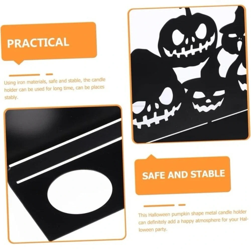 New OFFSCH Halloween Pumpkin Candle Holder Candle Holders Vintage Decor Ornament